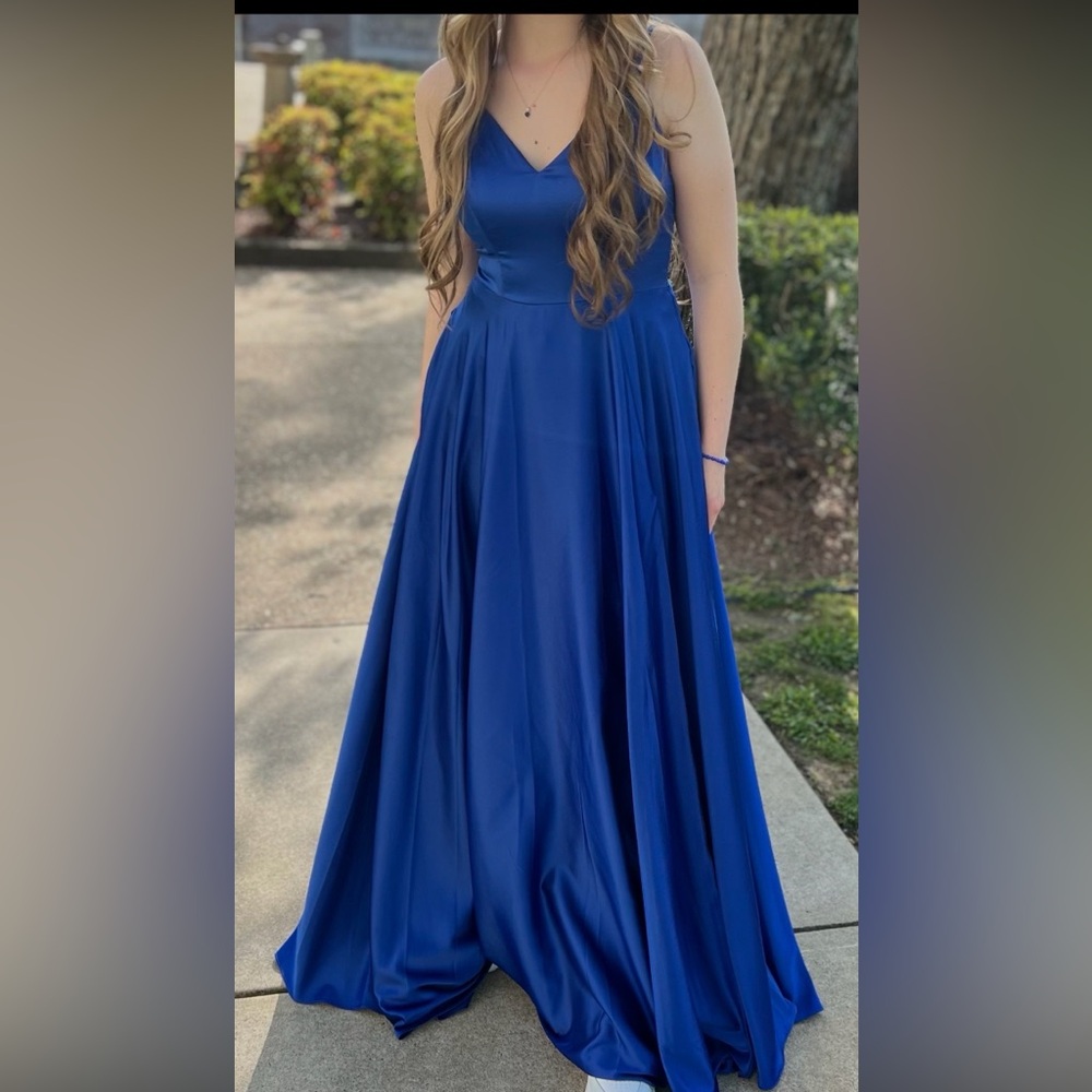 B Darlin Royal Blue Dress
